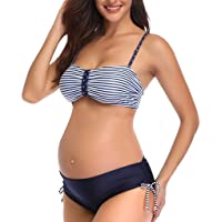 Los mejores  - Deajing Bikini Mujer Push up Tankinis Mujer Traje de Baño de Maternidad Bañadores Mujer Premamá de Maternidad Verano A…